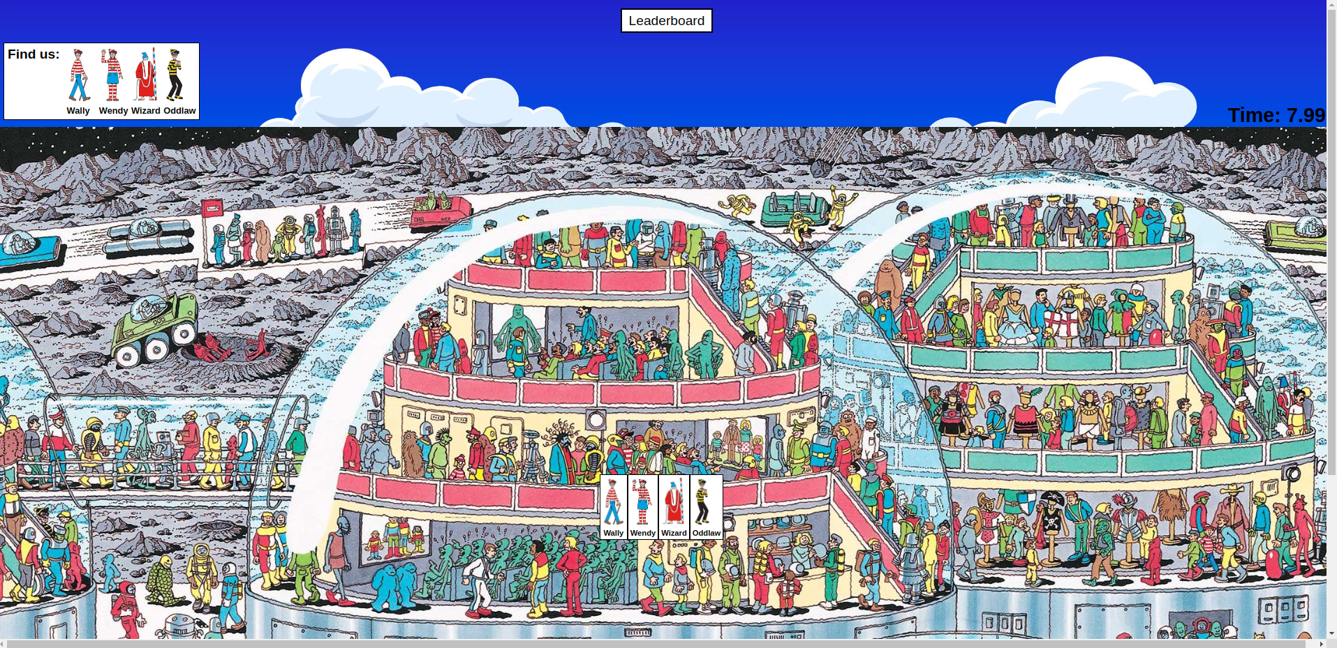 screenshot of where's wally game
